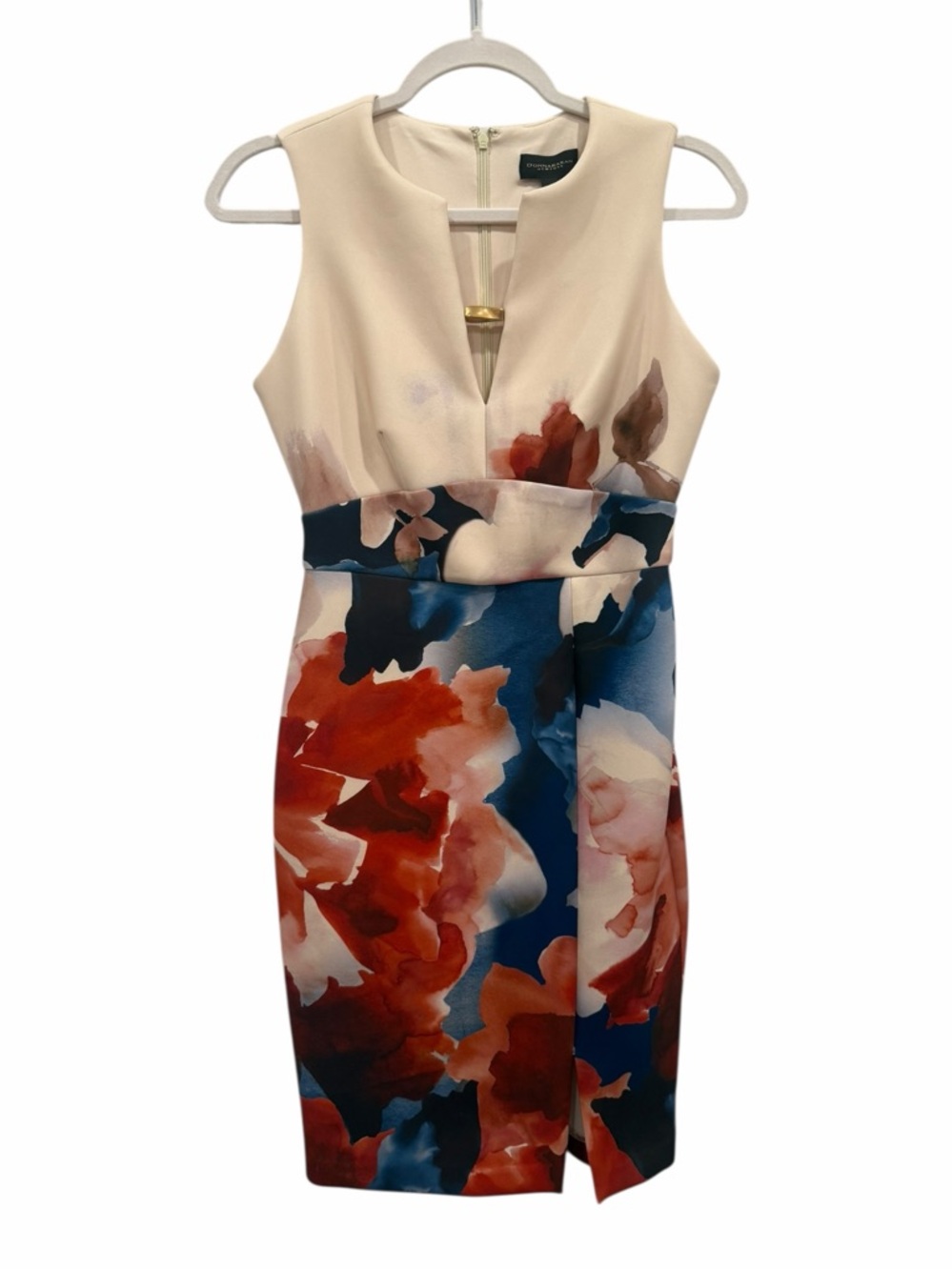Donna Karan NY Women's Sleeveless Scuba Sheath Dress size 4P NEW - Picture 4 of 13